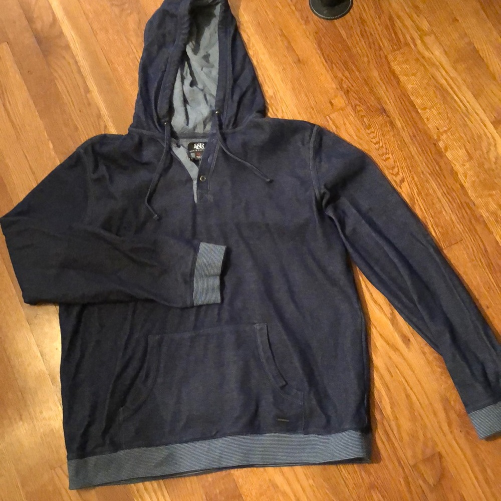 Rock & republic pullover w/hood new